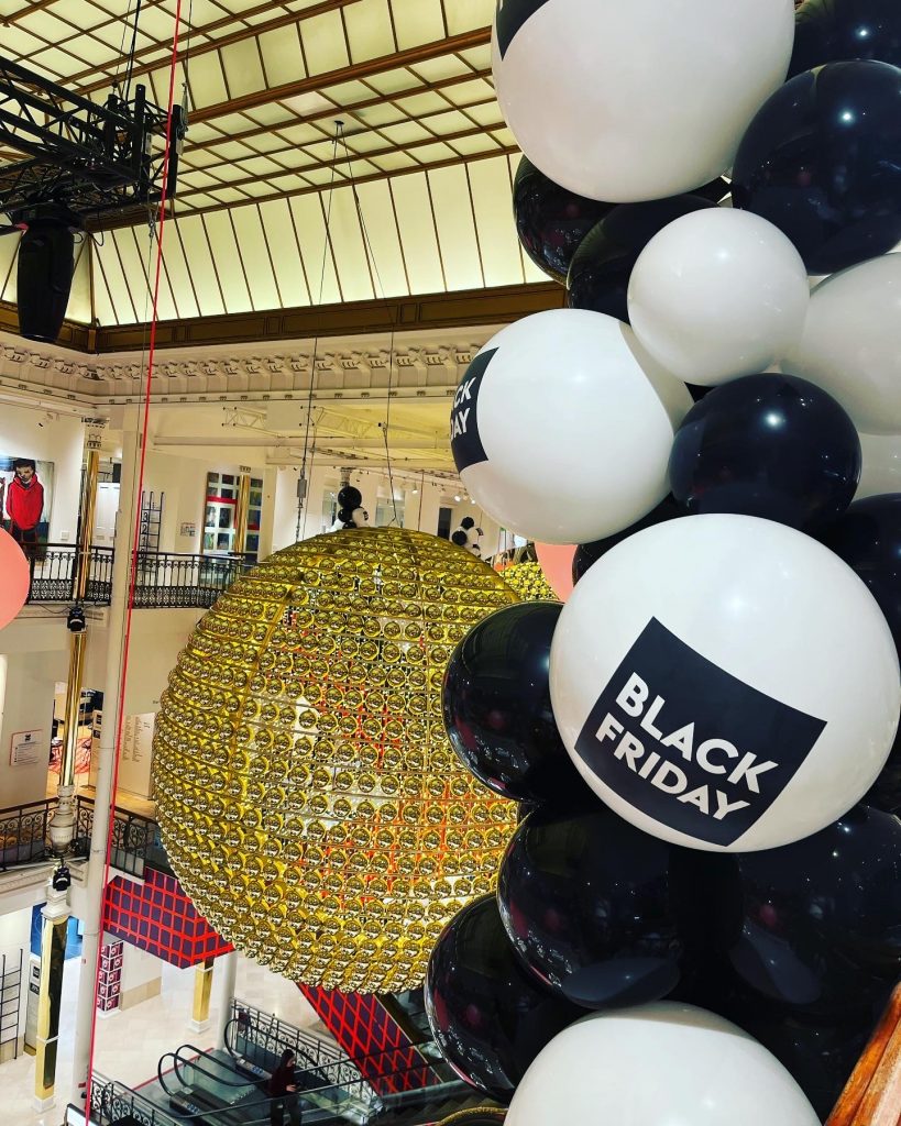 Ballons avec impression Black Friday