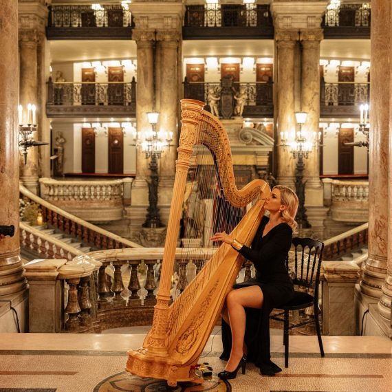 artistes musiciennes harpiste